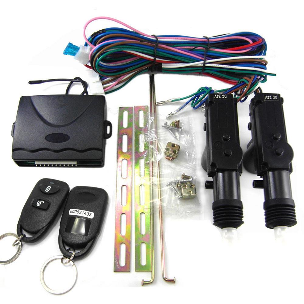 

Водонепроницаемый 24В Пульт дистанционного управления грузовиком Центральный замок Противоугонное устройство 8114 2-дверный 2-кнопочный Для больших тележек Большой функциональный