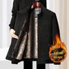 Men's Winter Jacket: Thick Chenille, Warm, Plus-Size for Middle-Aged & Elderly