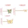 Damen Mode Metall Tierform Strass Haarspange zum Frisieren
