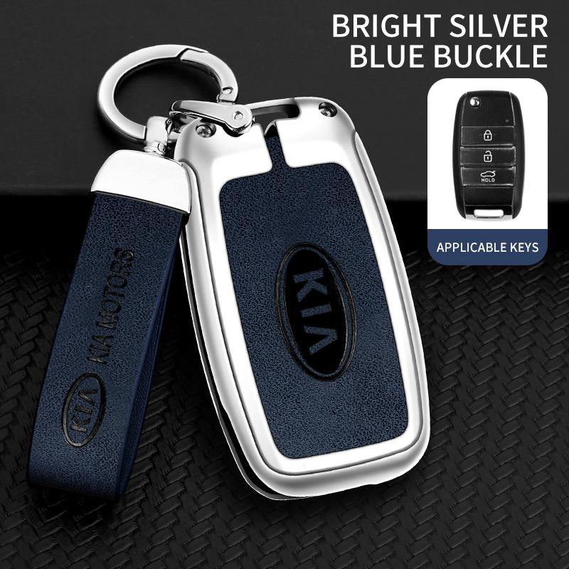 BTSOM1 Metal Car Key Case Cover Shell Fob For KIA RIO 3 K2 K3 K4 K5 Sportege Picanto Optima Soul Ceed Sorento Forte Stinger Cerato