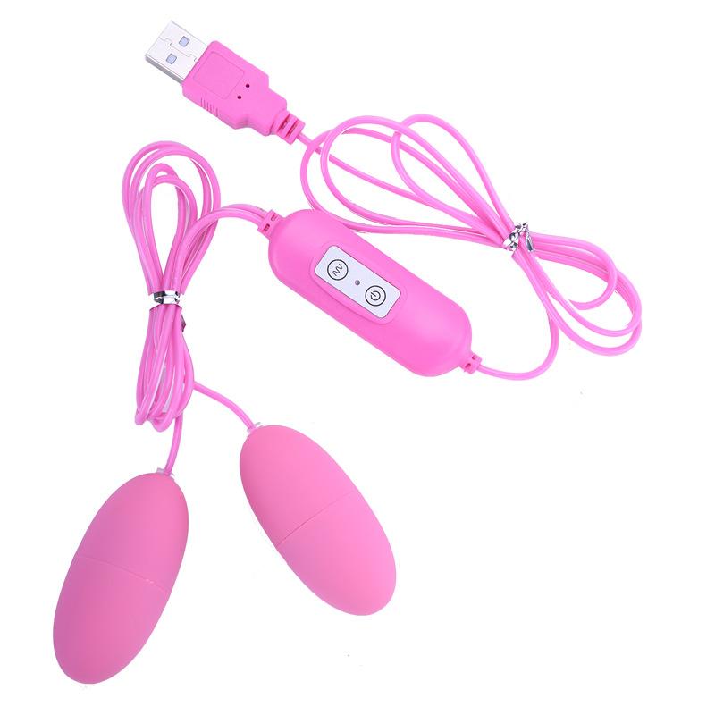 Dual Vibrator 12 Frequenz Vibrierende Ei Klitoris Stimulator USB Erwachsene Produkt Sex Spielzeug für Frauen Weibliche Masturbation