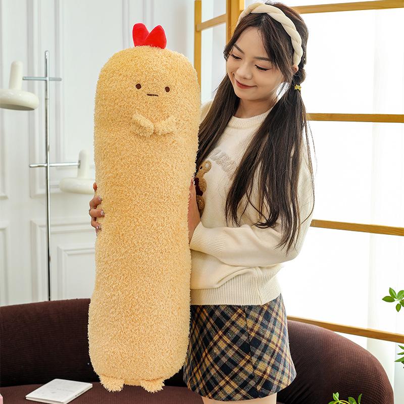 

Креативная плюшевая кукла Темпура из жареных креветок - Мягкая игрушка-подушка для девочек 70cm 0.44kg