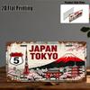 D-Druck-PC Retro-Schild Nur zur Dekoration Tokio-Schild Japanischer Stil Dekoration Ostasiatisches Gedenkgeschenk