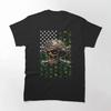 Camouflage USA Flag Skull Soldier TShirt 100 Cotton ONeck Summer Short Sleeve Casual Mens Tshirt Size S3XL
