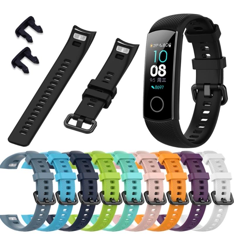 Passend für Huawei für Honor 5/4 Band Verstellbares Smartwatch Silikon Verschleißfest Ersatzarmband Armband Armband Wasserdicht