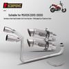 MSX125 Motorcycle Exhaust System: Full Exhaust Pipe & Muffler for 2012-2020 Models