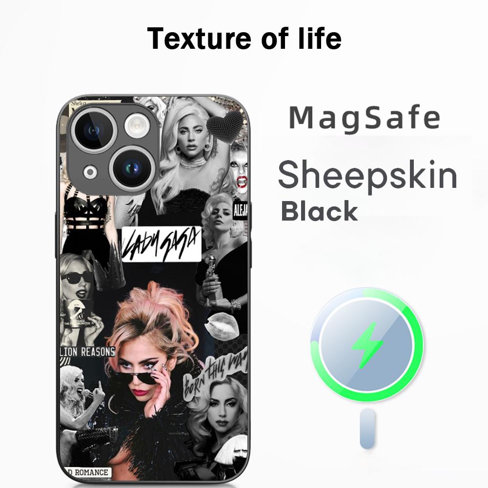 

Леди Гага Mayhem горячая певица плакат Чехол для телефона для iPhone 17 16 15 14 13 12 Plus Pro Max Высококачественный роскошный Magsafe Овчина iPhone 15 Pro