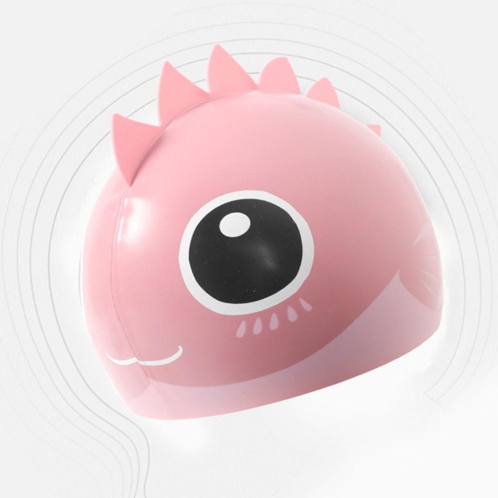 Ears Cartoon Pattern Children Swimming Cap Swim Pool Hat Elastic Hat Swimming Hat Swimming Cap