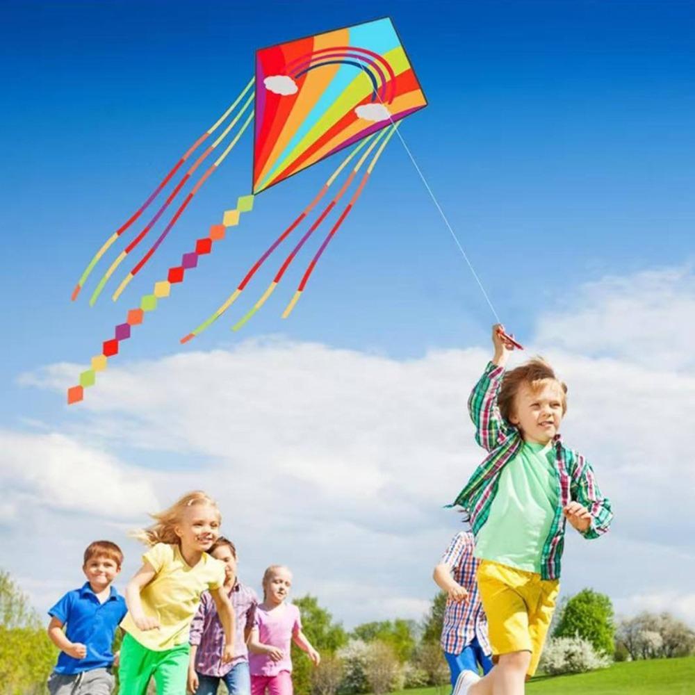

Good Flying Diamond Kite Easy To Fly Outdoor Flying Toy New Beach Kite Fun Sports