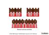 Defmodel 1/35 WWII Russian/Soviet T-34/85 Tank Linkable Tracks (Universal) Plastic Model Kit Parts DT35011 (Tank)