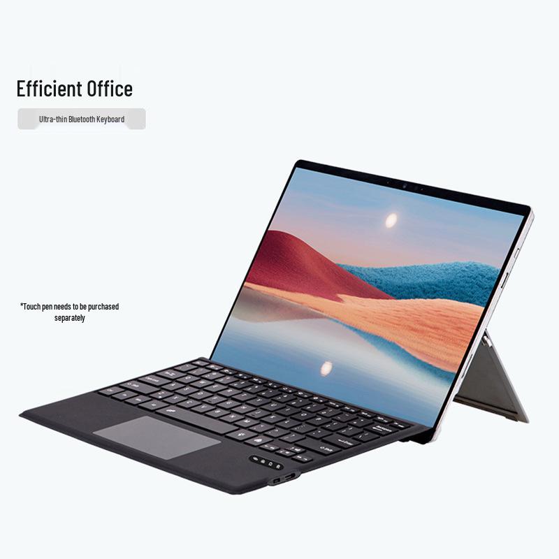 Magnetic Detachable Slim Bluetooth Keyboard with Touchpad for Microsoft Surface Pro 3-7