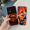RE57 Superman Transparent Phone Case for LG K22 K30 K40 K40S K41 K42 K50 K50S K51 K51S K52 K61 K62 K71 K92 Q60 Q61 V40 V50 V60