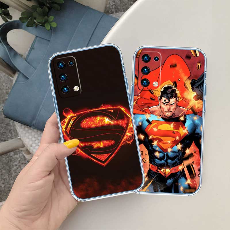 RE57 Superman Transparent Phone Case for LG K22 K30 K40 K40S K41 K42 K50 K50S K51 K51S K52 K61 K62 K71 K92 Q60 Q61 V40 V50 V60
