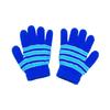 Keep Warm Full Finger Gloves Child Striped Pattern Mitten Windproof for Outdoor