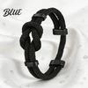 Bracelet Gift for Husband Adjustable Men Rope Infinity Knot Simple