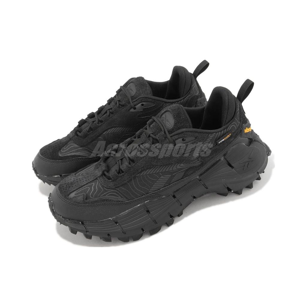 Reebok Zig Kinetica 2.5 Edge Black Pure Grey Unisex Sneakers Core-Black 100034216