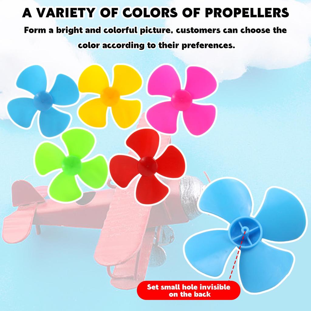 TORMEN 80mm Propeller Ideal for RC Boat DIY Improves Airflow and Performance Compatible with 2mm Shaft Motors Perfect for Boat and Science Education