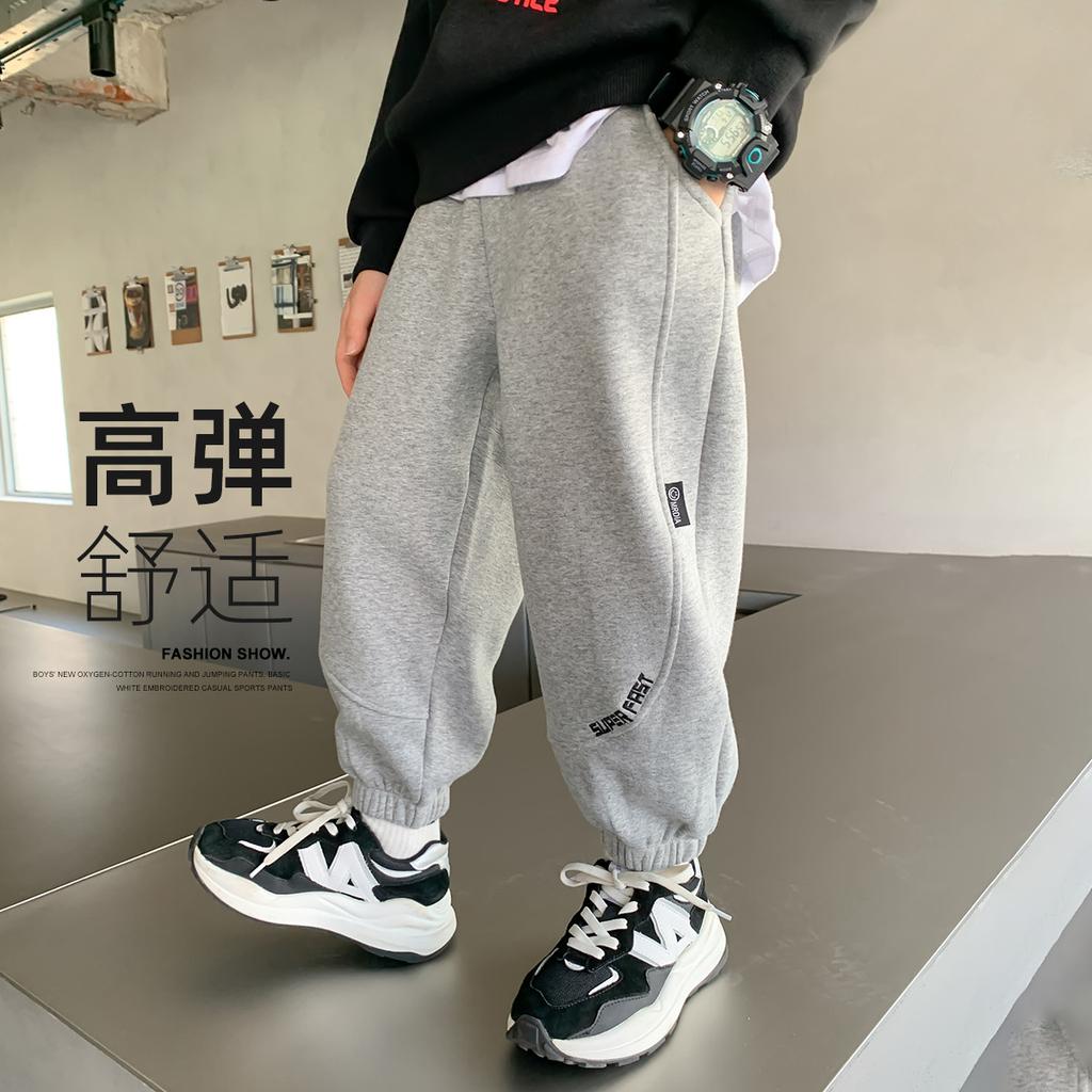 Left West Children's Wear Boys' Pants Children's Sanitary Pants Spring and Autumn 2026 New Edition Boys' Korean Edition Casual Pants Sports Pants