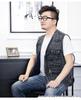 Men's Multi-Pocket Denim Vest for Photography and Fishing