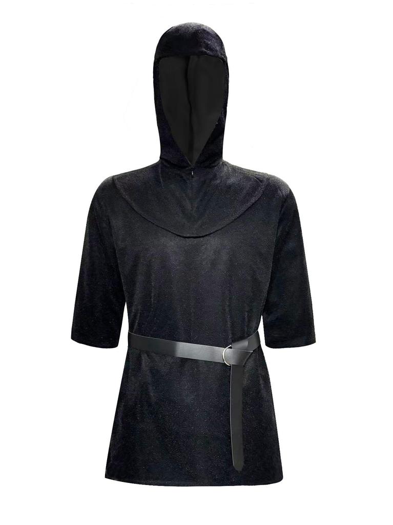 European Medieval Knight Chain Suit for Halloween Cosplay