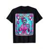 Retro-Muster Unisex-T-Shirt „Psychische Erkrankung Aber Vollständige Entspannung“ - Lässig und bequem, geeignet für Freizeitkleidung oder Ausflüge.