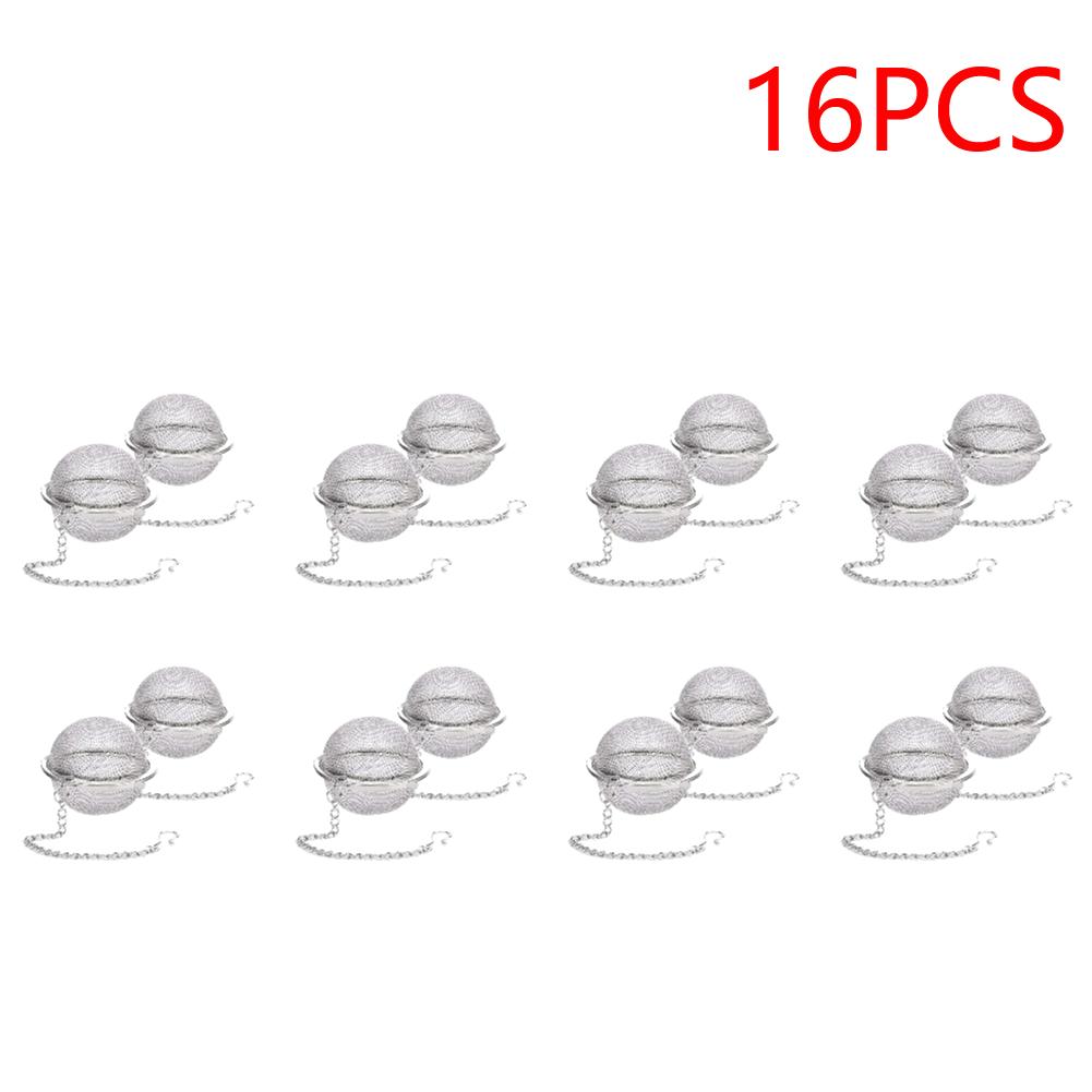 Tee-Eier Filter Langstiel-Tee-Ei Sieb Aufgusslöffel Gewürzfilter Diffusor Griff Kugelform Streichhölzer Beutel