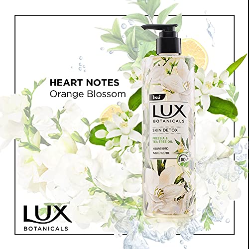 Lux Botanicals Skin Detox Body Wash 450 Ml Pack Of 1 Purifying Gentle Nourishing Shower Gel For Women
