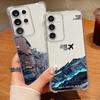 Mountain Train Pattern Phone Case For Samsung Galaxy S26 S25 S24 S23 Ultra S22 Plus S21 S24 S25 FE Clear Shockproof Soft Cover
