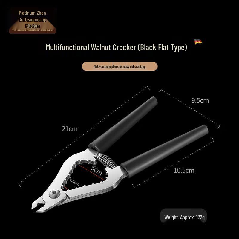Stainless Steel Multifunction Nutcracker