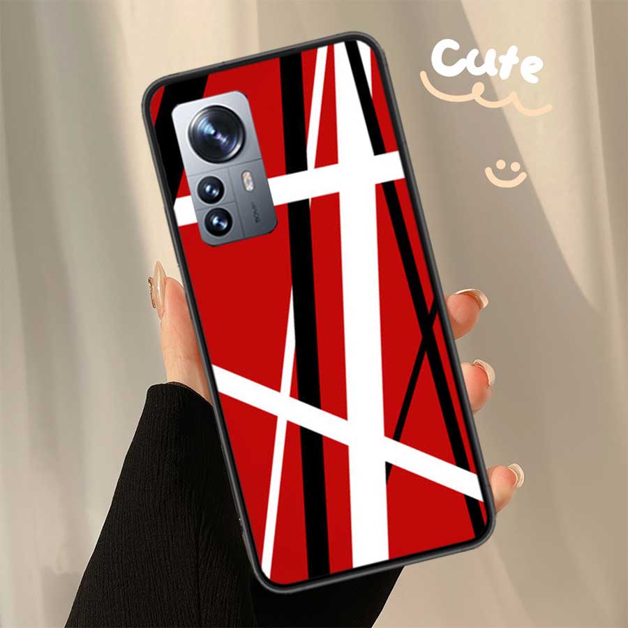 Eddie Van Halen Graphic Guitar Phone Case For Xiaomi Poco X7 X6 X5 X4 X3 GT NFC M4 M5 Pro 5G M3 Mi F6 F5 F4 F3 F2 F1 Capa Coque