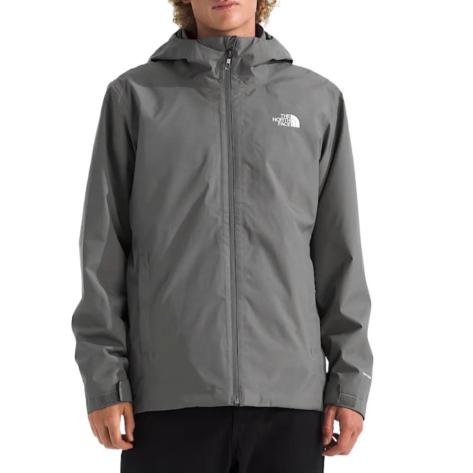 THE NORTH FACE Windbreaker Jackets Men's Smoked Pearl Hooded (Non-detachable) Moderate (Unisex) Windbreaker Jackets NF0A8G0S | Smoked Pearl