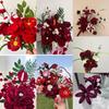 770Pcs Pipe Cleaners Craft Kit for Flower Bouquets, 6Colors Thick Chenille Stems with Floral Accessories, DIY Art