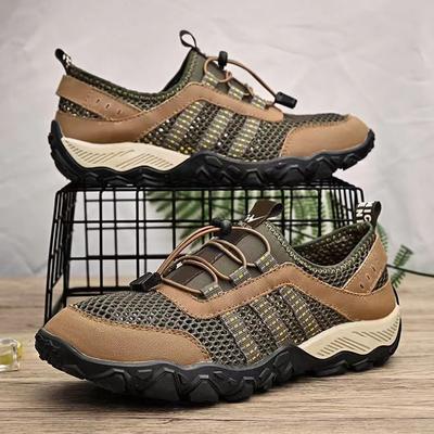 Summer Wading Shoes Mesh Surface Breathable Shoes Men's Water Shoes Mesh Holes Outdoor Mountaineering Shoes Men's Shoes