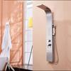 Brushed Nickel Shower Hand Shower Panel Tower Rain Waterfall Massage System Jet Tub Tap & Tub Spout Tower Shower Column