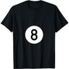 Billiards Pool Ball 8 Halloween Group Family Theme Costume T-Shirt(1)