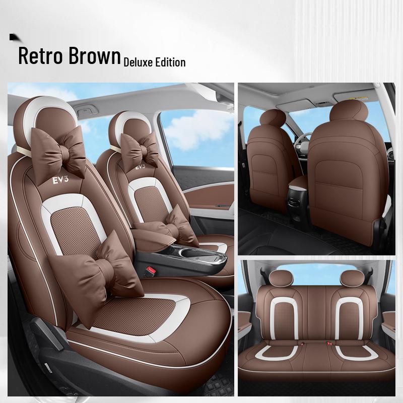 2024 JAC Yiwei 3 Full Leather Car Seat Cover, Four Seasons Universal, Full Surround Design
