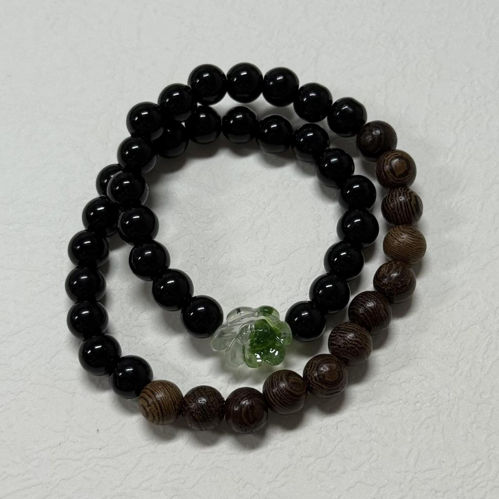 Retro Chinese Bamboo Beaded Bracelet - High-End Bestie Gift