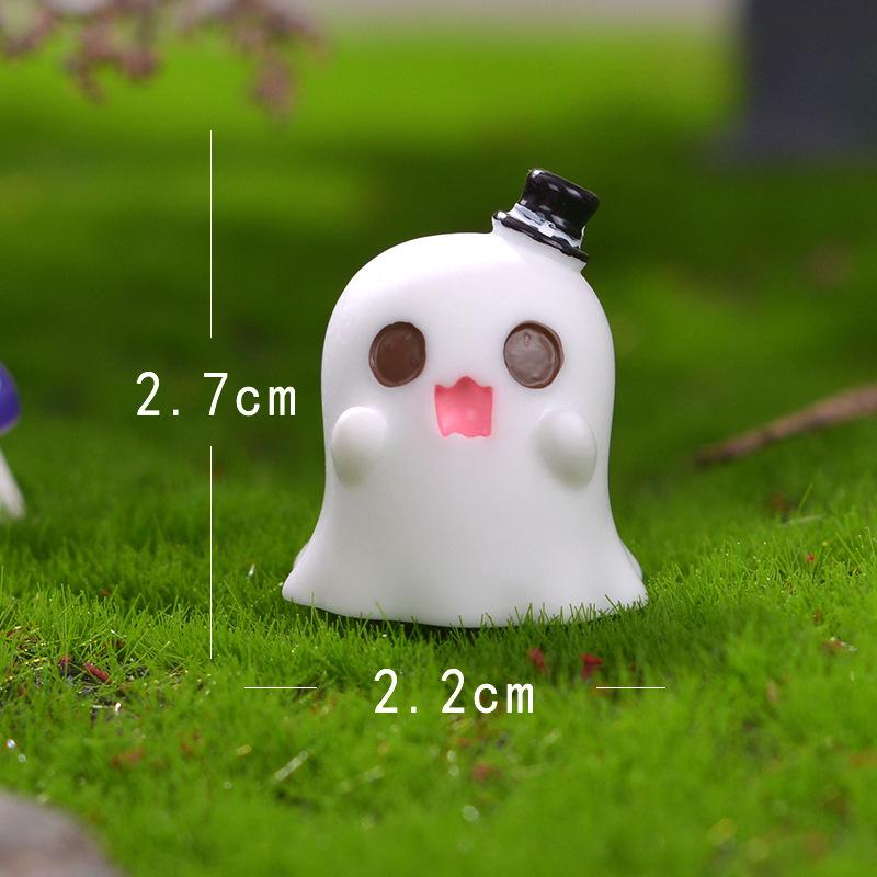 The "Ghost of Death" Series of Small Bonsai Ornaments Mini and Cute Little Rabbit Ghost Ornaments