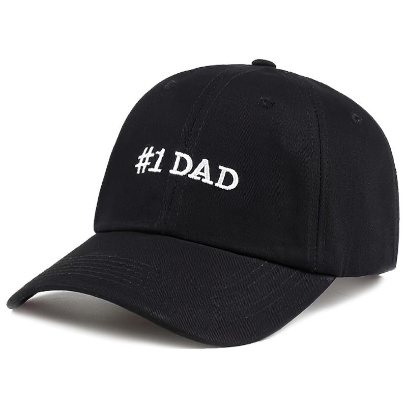 

1Piece Unisex #1 Dad Embroidery Baseball Caps Spring And Autumn Outdoor Adjustable Casual Hats Sunscreen Hat
