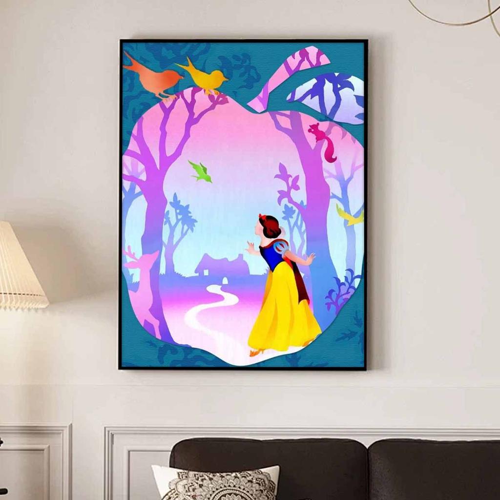 5D Diy Diamond Painting Snow White On An Adventure Full Drill Rhinestones Mosaic Embroidery Handmade Products Home Decor Gift