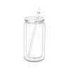Reusable Water Bottles Break-Resistant Snow Globe Tumbler Gift Mason Jar Cups  Holiday Gifts