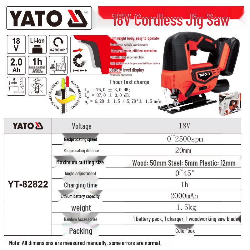 YATO 18V Cordless Jigsaw
