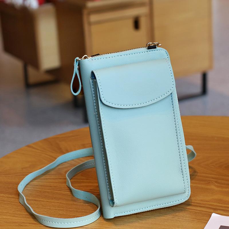 Mini Mobile Phone Bag, Women's Simple and Fashionable Vertical Single-shoulder Crossbody Coin Purse