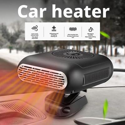 Portable 360 Rotating Car Heater and Cooler 2 In 1 12V /4V Electric for Windshield Defrost Defog Universal Car Truck Accessories