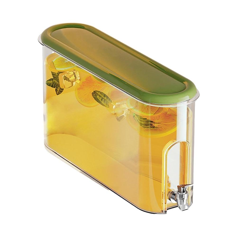 

Найкращий чайник-холодильник диспенсер для напоїв контейнер для рідких напоїв 4 л резервуар для води з краном не містить BPA підходить для вечірок та щоденного використання зелений