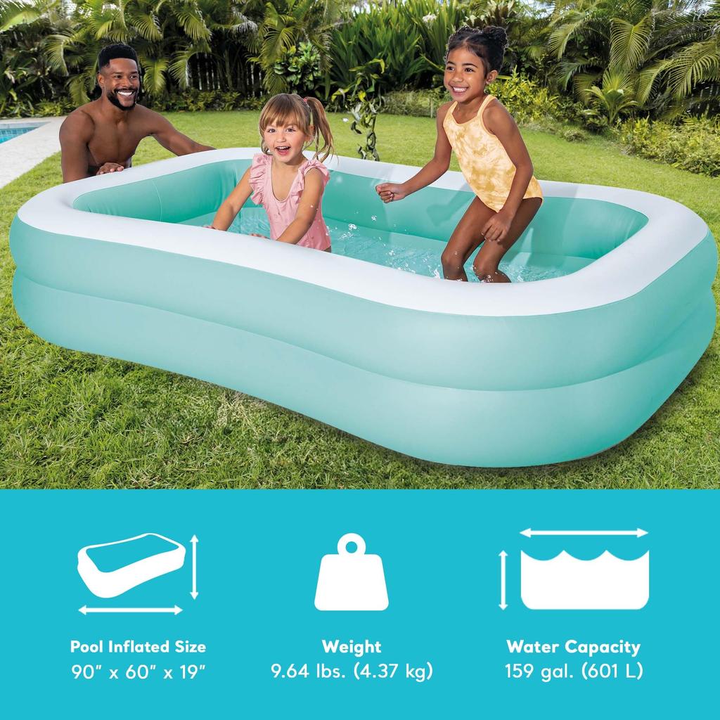 Intex Mandarin Swim Center Family Pool 90" X 58" X 18" Ages 3+
