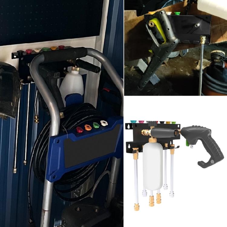 Wall Mount Rack Pressure Washer Holder for Pressure Washer and Accessories, Easy Installation Tool Holder