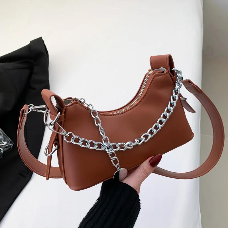 Spicy Beauty High Shoulder Bag for Women Unique Chain Single Bag Luxury High Quality New Fashion