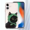 Cartoon Cat Soft Phone Cover Case for iPhone 17 Pro Max Air 7 8 16 11 14 Plus XS Max XR 12 Mini 15 13 Pro