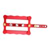 Self Centering Doweling Jig Kit Red Adjustable Woodworking Dowel Jig for Furniture Cabinet